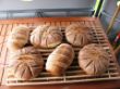 4 Roggenmischbrote mit 7 Körnern &  Nüssen, 2 Weizenbrote mit Sesam & Leinsamen aus einem Back-Durchgang Beginn 290°C -> Ende 215°C, Kerntemperatur 97°C