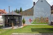 Back-Pavillon, die 7 Schwaben, Holzlager